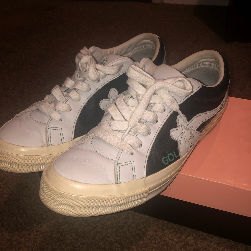 White n Black w/ green Golf Le Fleurs Men Size 10